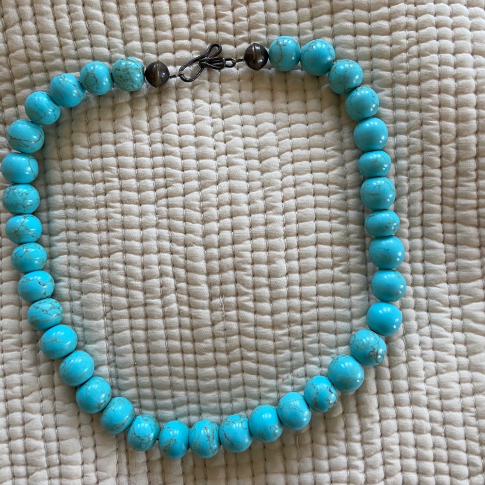 Vintage Turquoise Costume jewelry necklace